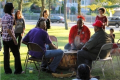 Eastern Medicine Singers perform