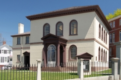 Exterior view of the synagogue